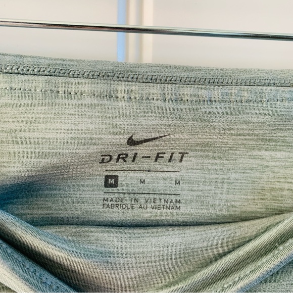 Nike Heather Grey Dri Fit Full Length Leggings | Medium - Picture 3 of 5